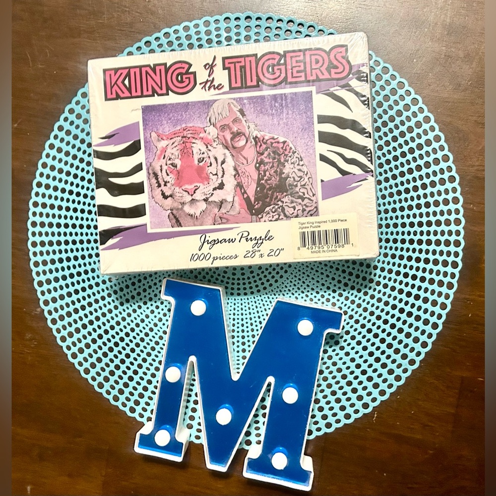 “King of The Tigers” Inspired 1000 Piece Jigsaw Puzzle: New Sealed
